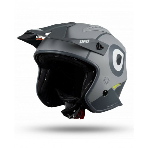 CASCO JET UFO SHERATAN GRIGIO TAGLIA S