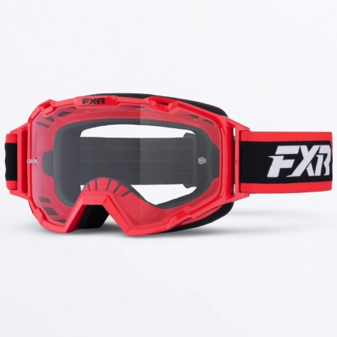 MASCHERA CROSS ENDURO FXR Maverick Prime MX Goggle ROSSA