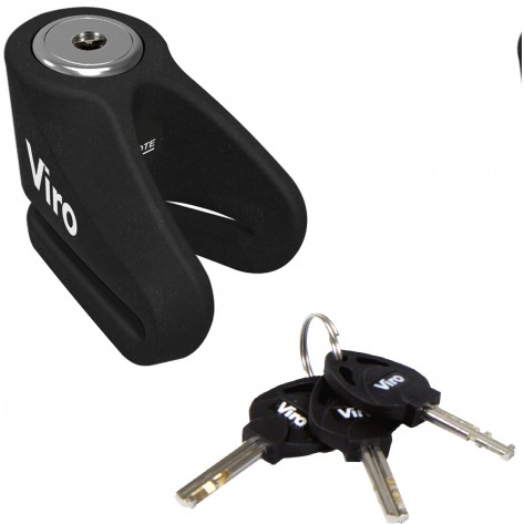 BLOCCADISCO VIRO NEW HARDENED CORPO ACCIAIO 9 MM NERO