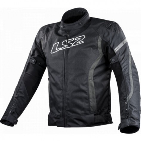 GIACCA LS2 GATE MAN JACKET Black Dark Grey NERO E GRIGIO