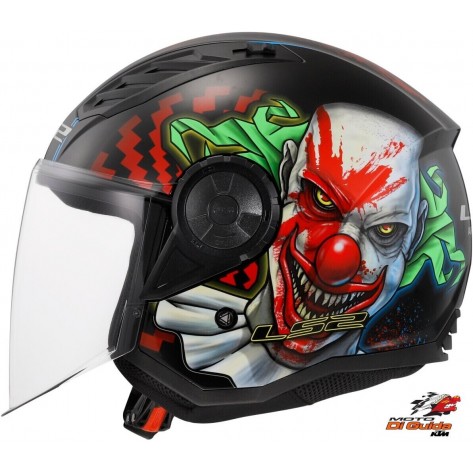 CASCO JET DA MOTO SCOOTER LS2 AIRFLOW II HAPPY DREAMS 