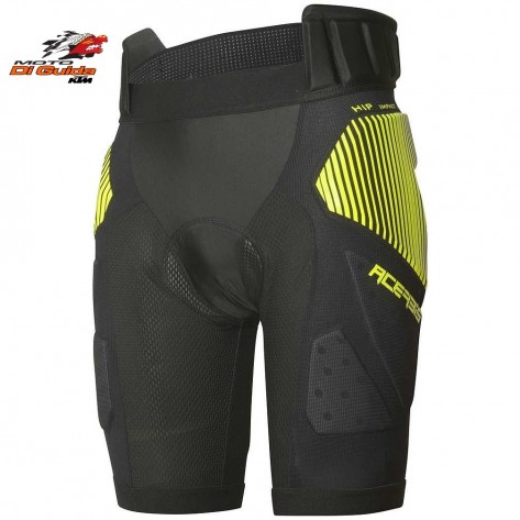 Pantaloncini Protettivi Moto Acerbis SOFT RUSH Nero Giallo