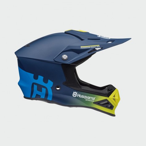 CASCO BIMBO HUSQVARNA KIDS RAILED HELMET FIBRA DI VETRO taglia M/50