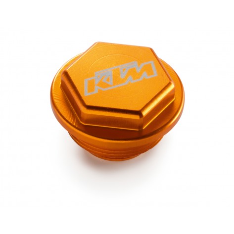 TAPPO DELLA POMPA DEL FRENO POSTERIORE ANODIZZATO ARANCIO