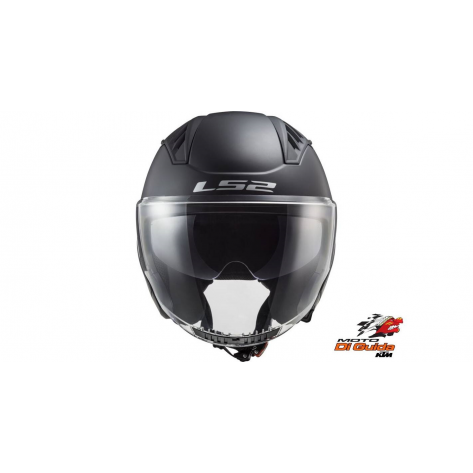 CASCO MOTO SCOOTER LS2 COPTER II MATT BLACK 
