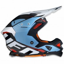 CASCO CROSS ENDURO UFO DIAMOND CELESTE TAGLIA M FIBRA DI CARBONIO