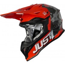 J 39 KINETIC GLOSS GREY RED CAMO - FLUO ORANGE