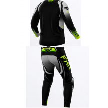COMPLETO CROSS ENDURO FXR Clutch Pro MX NERO GRIGIO GIALLO FLUO