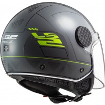 Casco Jet Moto Ls2 OF558 Sphere Lux LINUS Grigio Nardo