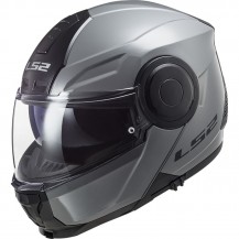 Casco Modulare Moto Doppia Visiera Ls2 FF902 SCOPE Solid Nardo Grigio