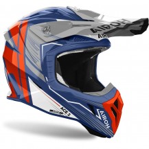 Casco Moto Cross Enduro Airoh AVIATOR ACE 2 ENGINE Cerulean Lucido MODELLO 2024