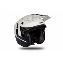 CASCO JET SHERATAN BIANCO E NERO LUCIDO