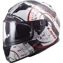 Casco integrale LS2 FF320 STREAM EVO TACHO Bianco Nero Rosso