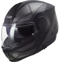 Casco modulare LS2 FF902 SCOPE AXIS Nero Titanio