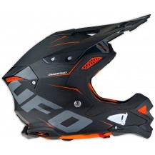 Casco Cross Enduro Ufo Diamond Nero Arancio TAGLIA XS 53-54 FIBRA DI CARBONIO