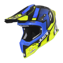 Casco JUST1 J12 Vector blu/giallo fluo TAGLIA XS