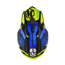 Casco JUST1 J12 Vector blu/giallo fluo TAGLIA XS