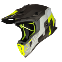 CASCO JUST1 J38 NERO - GIALLO FLUO