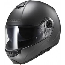 CASCO MODULARE LS2 STROBE MATT TITANIUM GRIGIO OPACO
