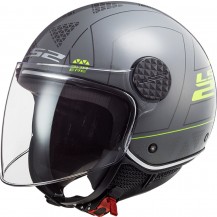 Casco Jet Moto Ls2 OF558 Sphere Lux LINUS Grigio Nardo