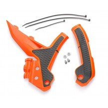 SET DI PROTEZIONE DEL TELAIO FACTORY RACING ARANCIO