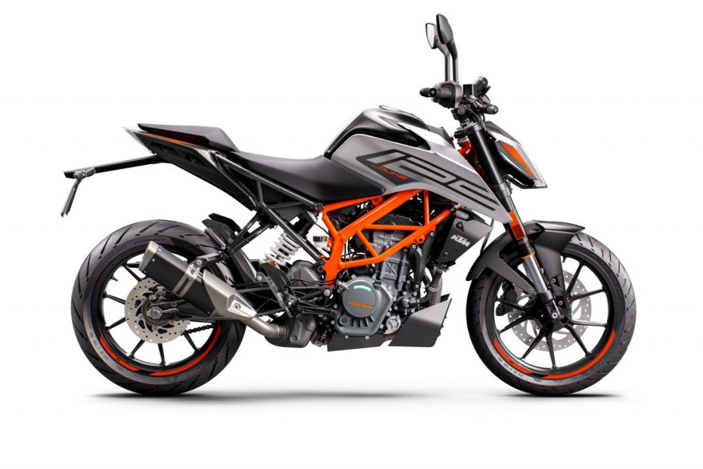 KTM 125 DUKE - right grey